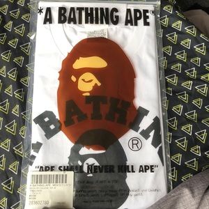 Bape tee, bicolor